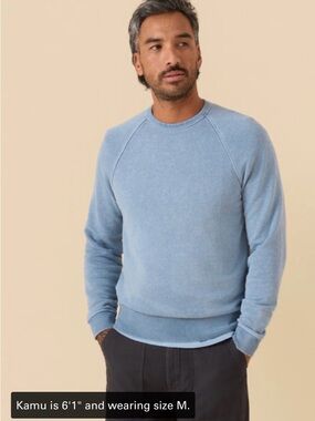 Outerknown Sur Sweatshirt Pullover Size Medium Pullover crew neck Cotton Hemp